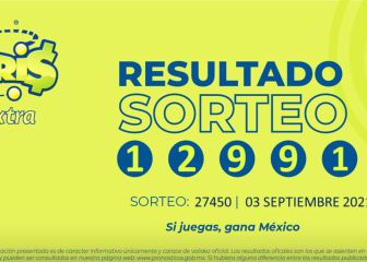 Resultados Lotería Tris Extra hoy: ganadores y números premiados | 3 de septiembre