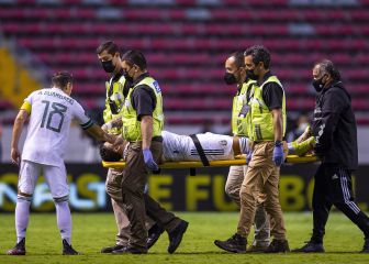 Alexis Vega sale lesionado y con pronóstico reservado