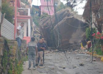 Se registra desgajamiento en el Cerro del Chiquihuite, Edomex