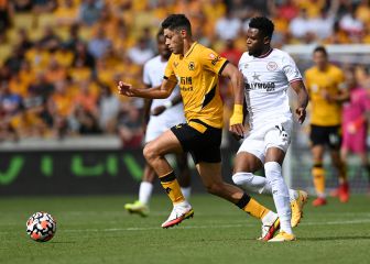 Raúl Jiménez fue titular en la derrota del Wolverhampton