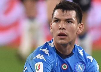Hirving Lozano jugó 21 minutos en la victoria del Napoli