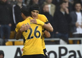 Raúl Jiménez brilló en la victoria de los Wolves sobre el Newcastle