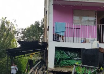 Desalojan a 13 personas por deslave en alcaldía Álvaro Obregón