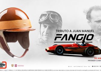 Ganador de la pole position en el GP de México recibirá casco réplica de Juan Manuel Fangio