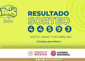 Resultados Lotería Tris Extra hoy: ganadores y números premiados | 11 de octubre