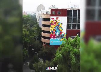 La postemporada de la MLB ya está en la CDMX y los murales de la ciudad hablan por sí solos