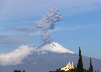 Estado de actividad del volcán Popocatépetl