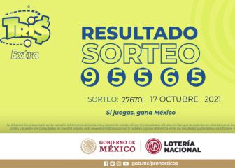 Resultados Lotería Tris Extra hoy: ganadores y números premiados | 17 octubre