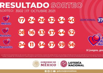 Resultados Melate: números que cayeron hoy y premios del sorteo 3502 | 17 octubre