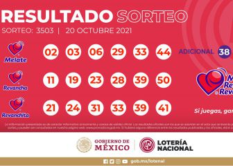 Resultados Melate: números que cayeron hoy y premios del sorteo 3503 | 20 de agosto
