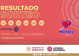 Resultados Melate Retro: números que cayeron hoy y premios del sorteo 1159 | 26 de octubre