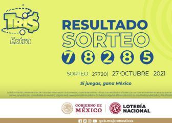 Resultados Lotería Tris Extra hoy: ganadores y números premiados | 27 de octubre