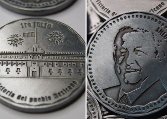 Venden en internet monedas con rostro de AMLO
