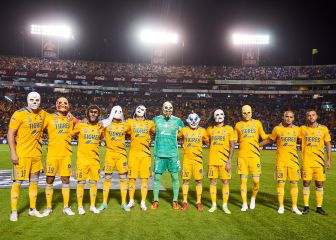 Tigres sale enmascarado previo al duelo ante Chivas