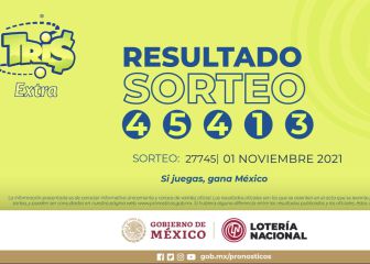 Resultados Lotería Tris Extra hoy: ganadores y números premiados | 1 de noviembre