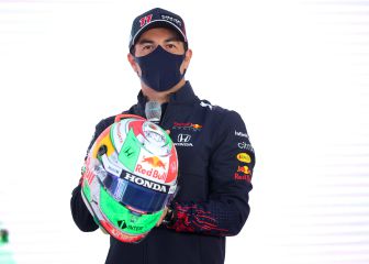 ¡Joya! 'Checo' presentó su casco para el GP de México