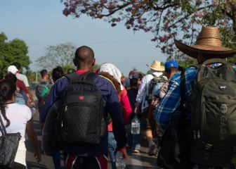 Caravana migrante llega a Oaxaca después de salir de Chiapas