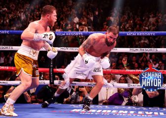 Caleb Plant fue llevado al hospital tras perder con Canelo