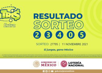 Resultados Lotería Tris Extra hoy: ganadores y números premiados | 11 de noviembre