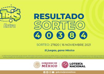 Resultados Lotería Tris Extra hoy: ganadores y números premiados | 16 de noviembre