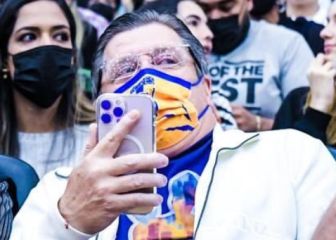 Miguel Herrera visita a Fuerza Regia en el tercer partido de las Finales LNBP