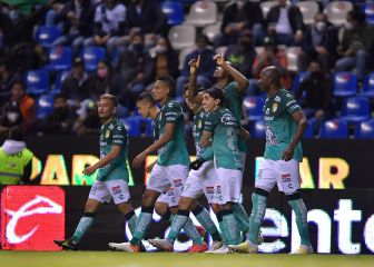 Puebla saca la ventaja contra León