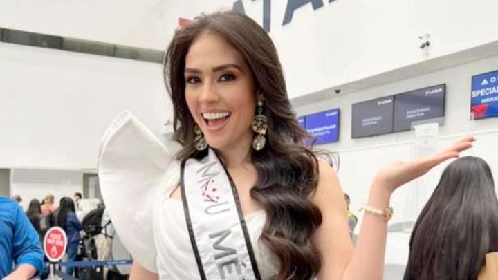 Débora Hallal, representante de México, emprende su viaje a Miss Universo