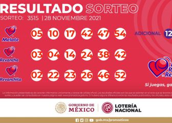 Resultados Melate: números que cayeron hoy y premios del sorteo 3515 | 28 de noviembre
