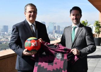 Marcelo Ebrard y Yon de Luisa se reúnen para detallar acciones de cara al Mundial 2026