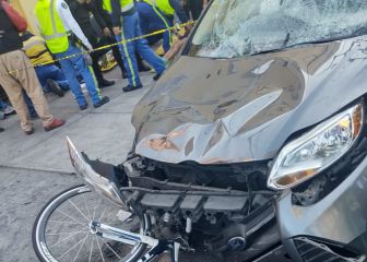 Conductor atropella a ciclistas peregrinos en CDMX; hay 12 heridos