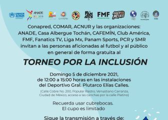 Conapred organiza con éxito el Torneo por la Inclusión