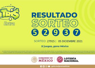 Resultados Lotería Tris Extra hoy: ganadores y números premiados | 5 de diciembre