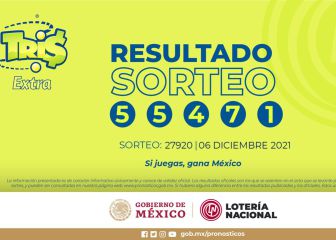 Resultados Lotería Tris Extra hoy: ganadores y números premiados | 6 de diciembre