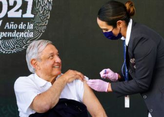 AMLO recibe vacuna de refuerzo contra el Covid-19