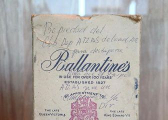 La botella de Whiskey que abrirá el Atlas cuando vuelva a ser campeón