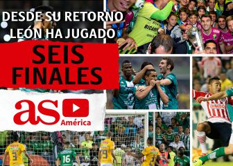 Desde que regresó a Primera, León ha disputado 6 finales