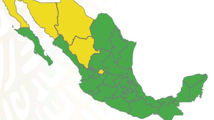 Semáforo COVID en México por estados: así queda el mapa del 13 al 26 de diciembre de 2021