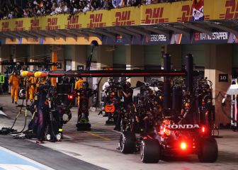 Problemas en el motor acabaron con 'Checo' en Abu Dhabi