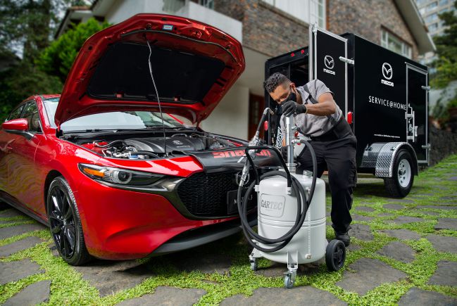 Mazda offers on-site maintenance service