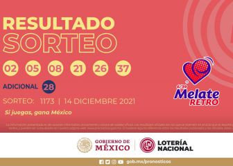 Resultados Melate: números que cayeron hoy y premios del sorteo 1173 | 14 de diciembre