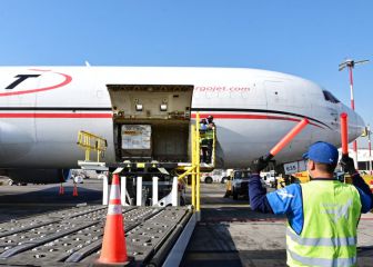 Llegan a México más de 200 mil vacunas Pfizer contra el Covid-19