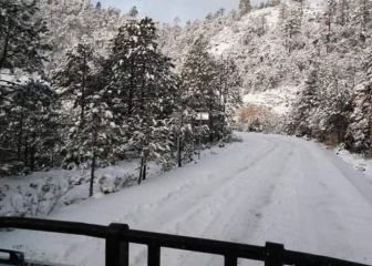 Bajas temperaturas pone bajo nieve a municipios de Durango