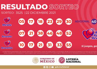 Resultados Melate: números que cayeron hoy y premios del sorteo 3525 | 22 de diciembre