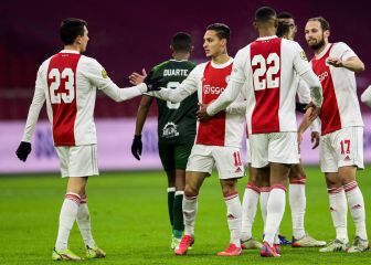 Ajax cierra el 2021 con goleada y sin Edson Álvarez