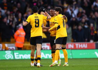 Jiménez dio una asistencia en el triunfo de Wolves