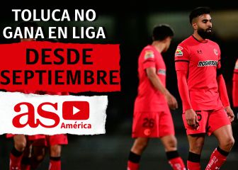 La racha de 10 juegos sin ganar de Toluca