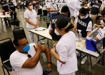 Aplicación del tercer refuerzo a maestros en CDMX