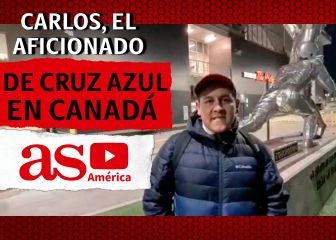 ¡Están en todos lados! Carlos Pérez, el aficionado de Cruz Azul que los visitó en Canadá