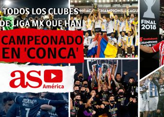 Todos los clubes mexicanos campeones de la Concachampions