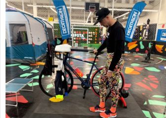 El español Rubén López conquista reto de pedalear durante 60 horas seguidas